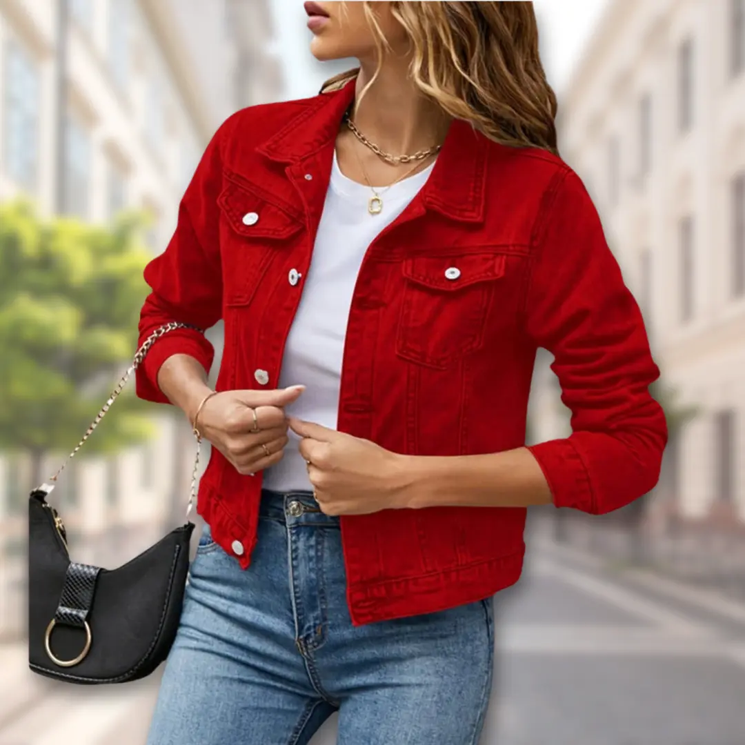 Street-Wave Button-Up Jacket for Women Effortless Style