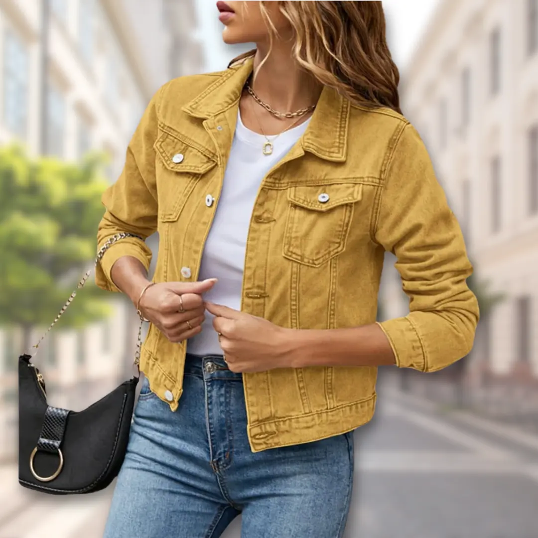 Street-Wave Button-Up Jacket for Women Effortless Style
