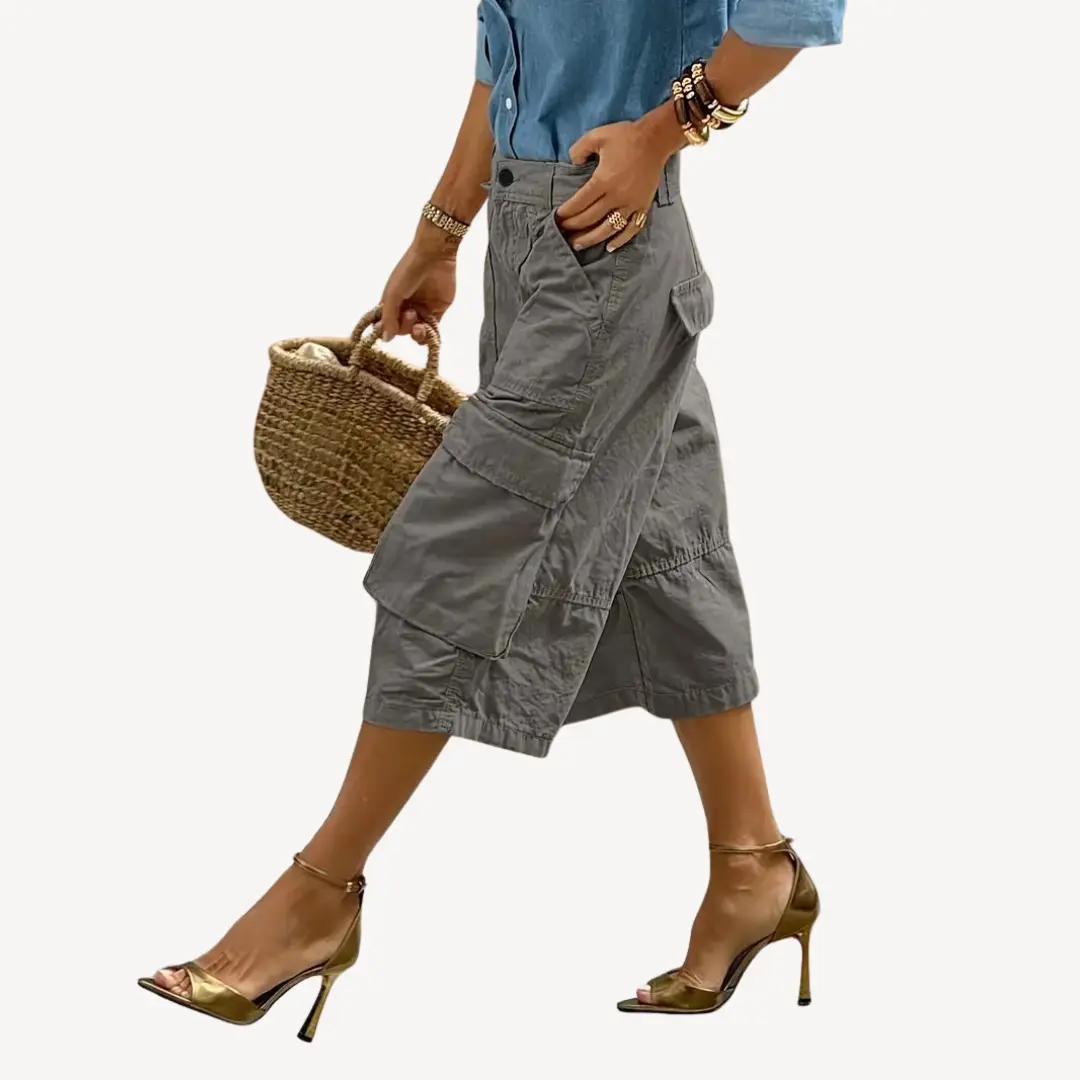 Chic Cargo Pants for Women Street Wave Relaxed Fit Breathable Comfort