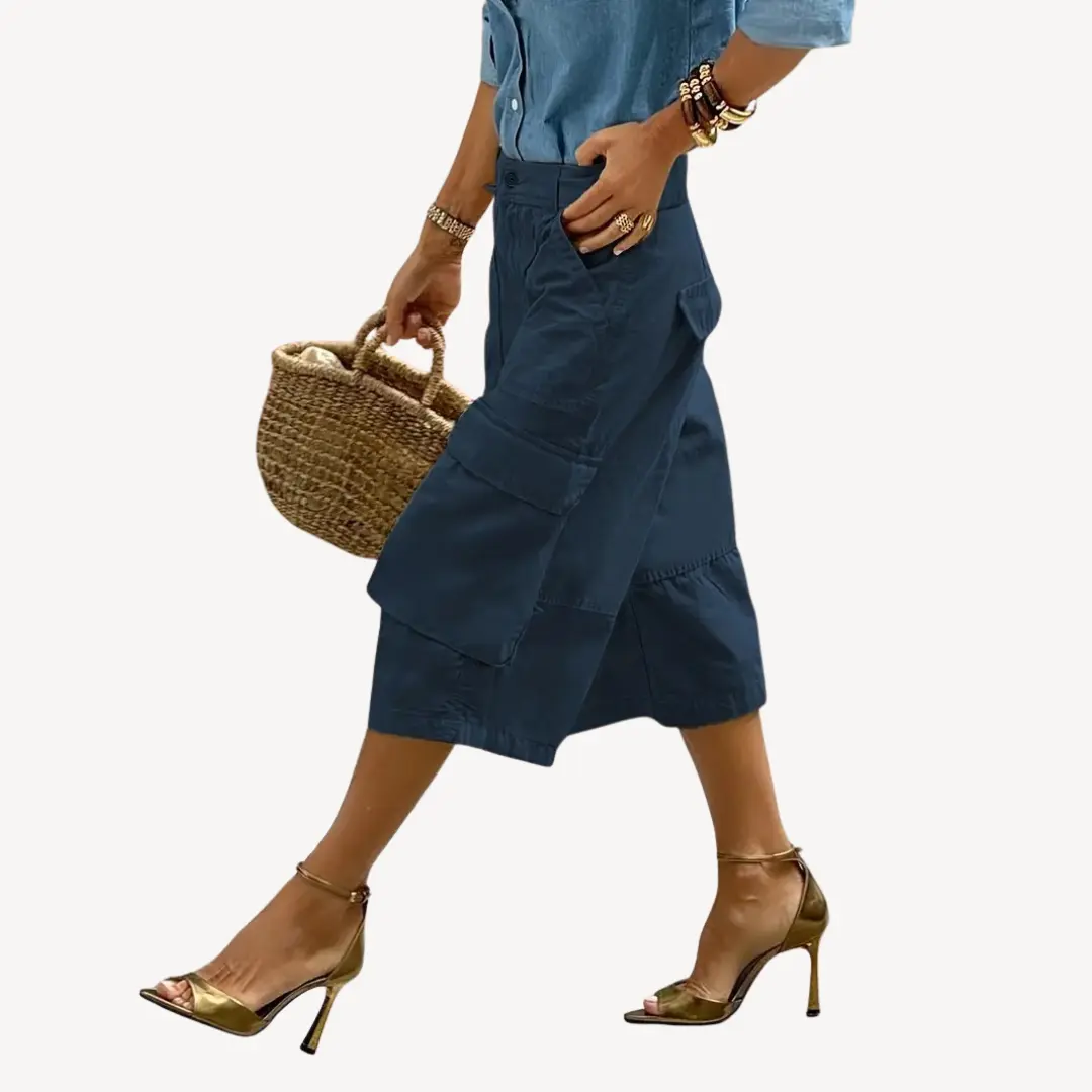 Chic Cargo Pants for Women Street Wave Relaxed Fit Breathable Comfort