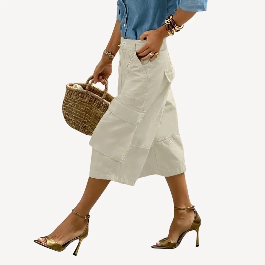 Chic Cargo Pants for Women Street Wave Relaxed Fit Breathable Comfort