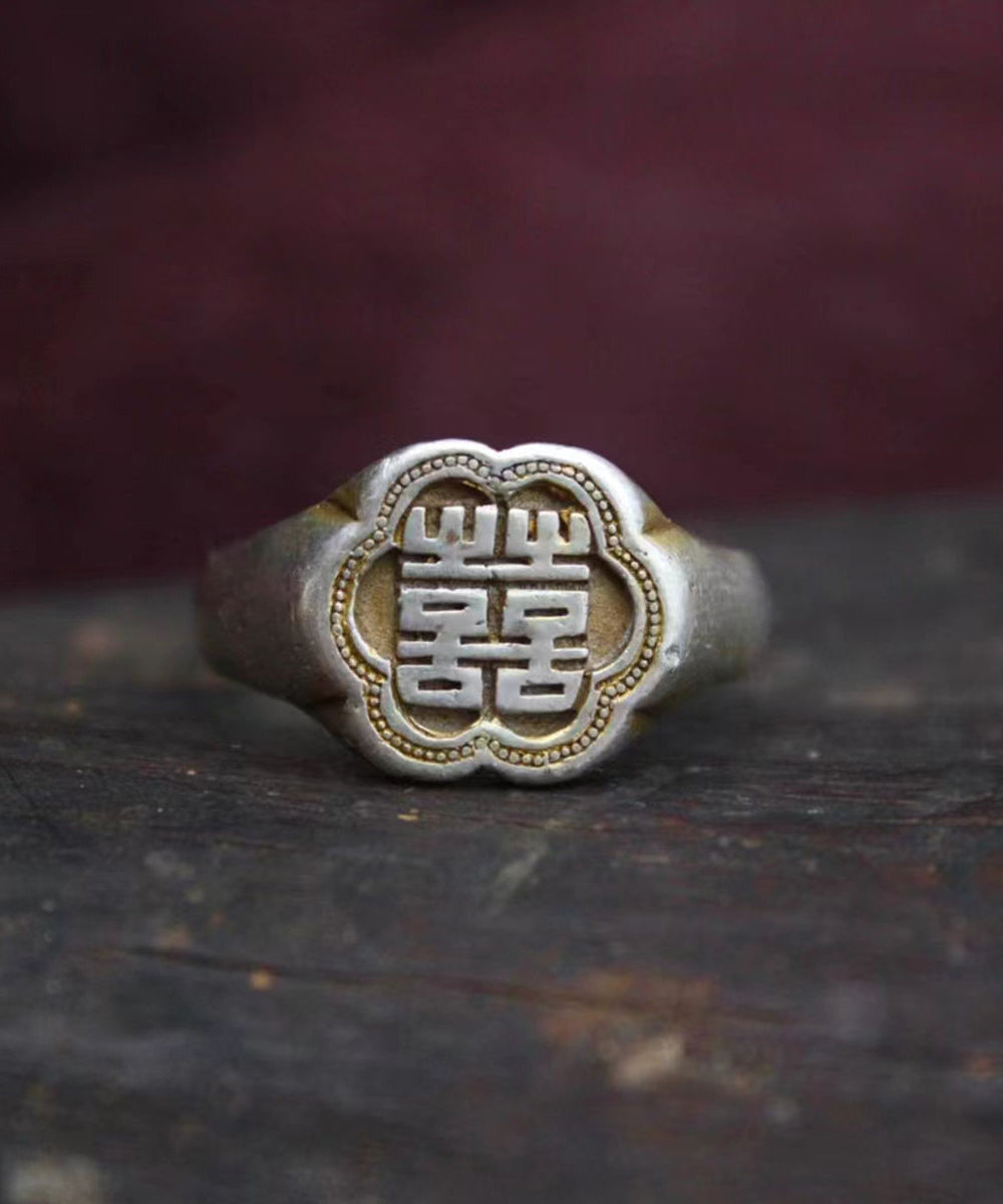 Bagues en argent sterling et soie de style chinois - Street-Wave