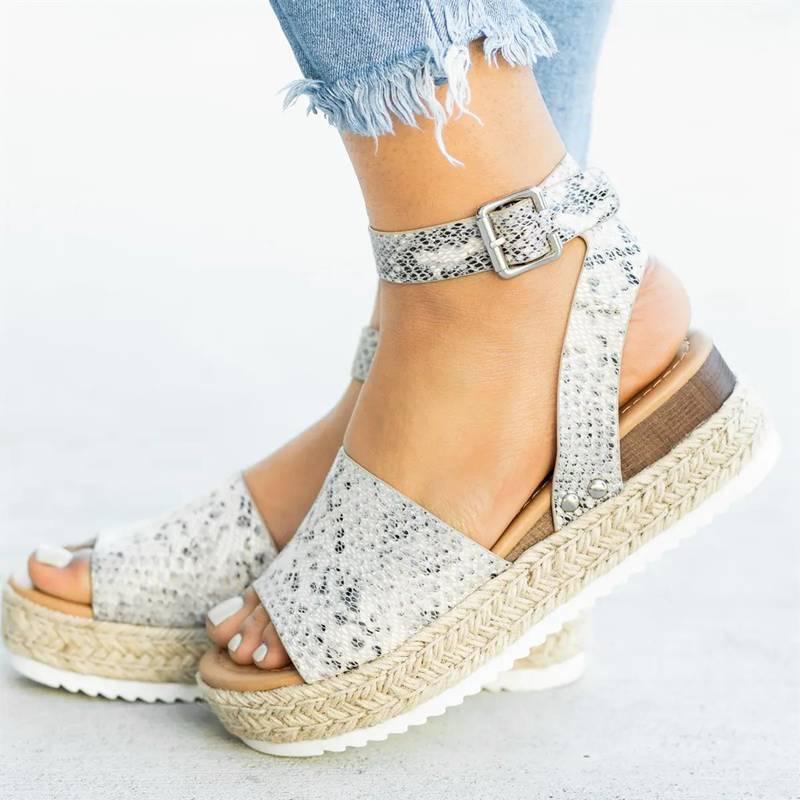 Street-wave Women's Summer Sandals With Soft Footbed And Adjustable Straps For All Day Comfort