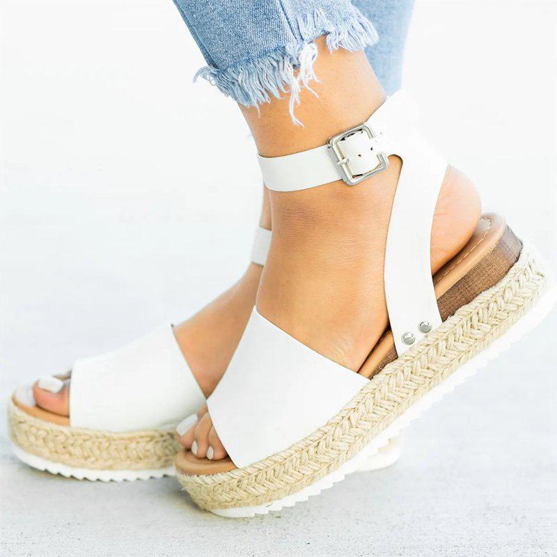 Street-wave Women's Summer Sandals With Soft Footbed And Adjustable Straps For All Day Comfort