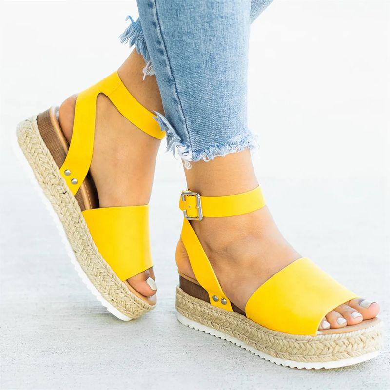 Street-wave Women's Summer Sandals With Soft Footbed And Adjustable Straps For All Day Comfort