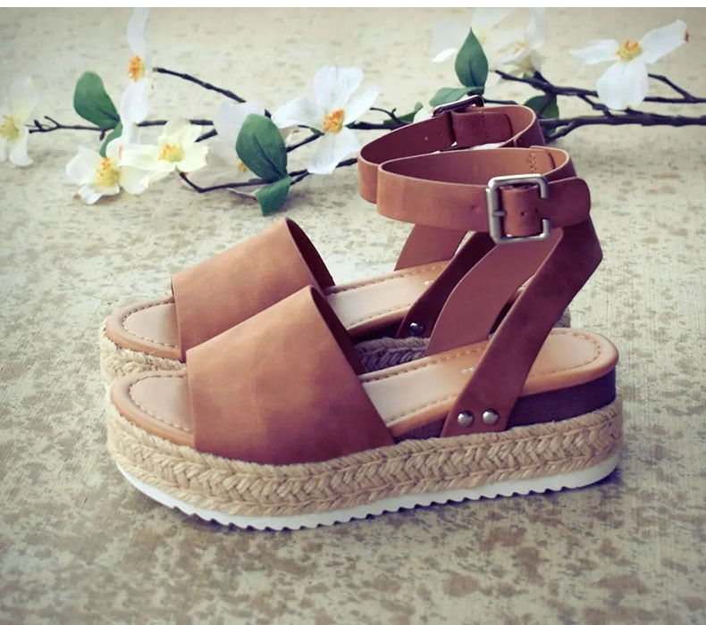 Street-wave Women's Summer Sandals With Soft Footbed And Adjustable Straps For All Day Comfort