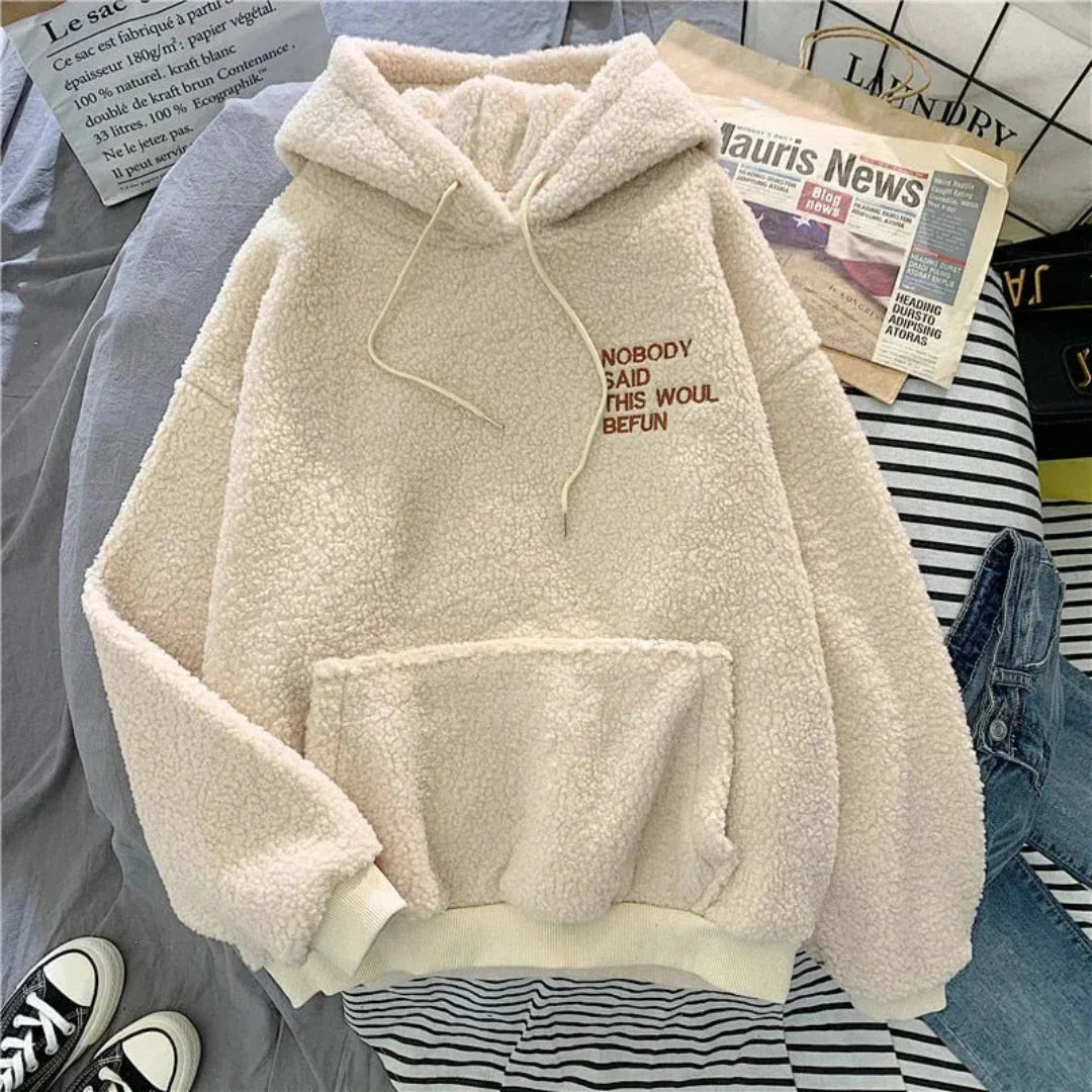 Chloe Oversized Embroidered Hoodies