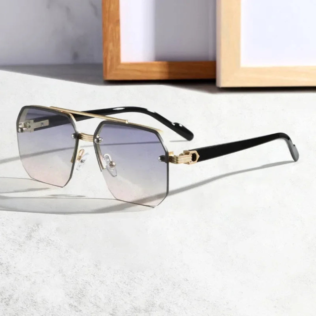 Chloe Rimless Sunglasses Waylynn Women Lightweight Gradient Lenses