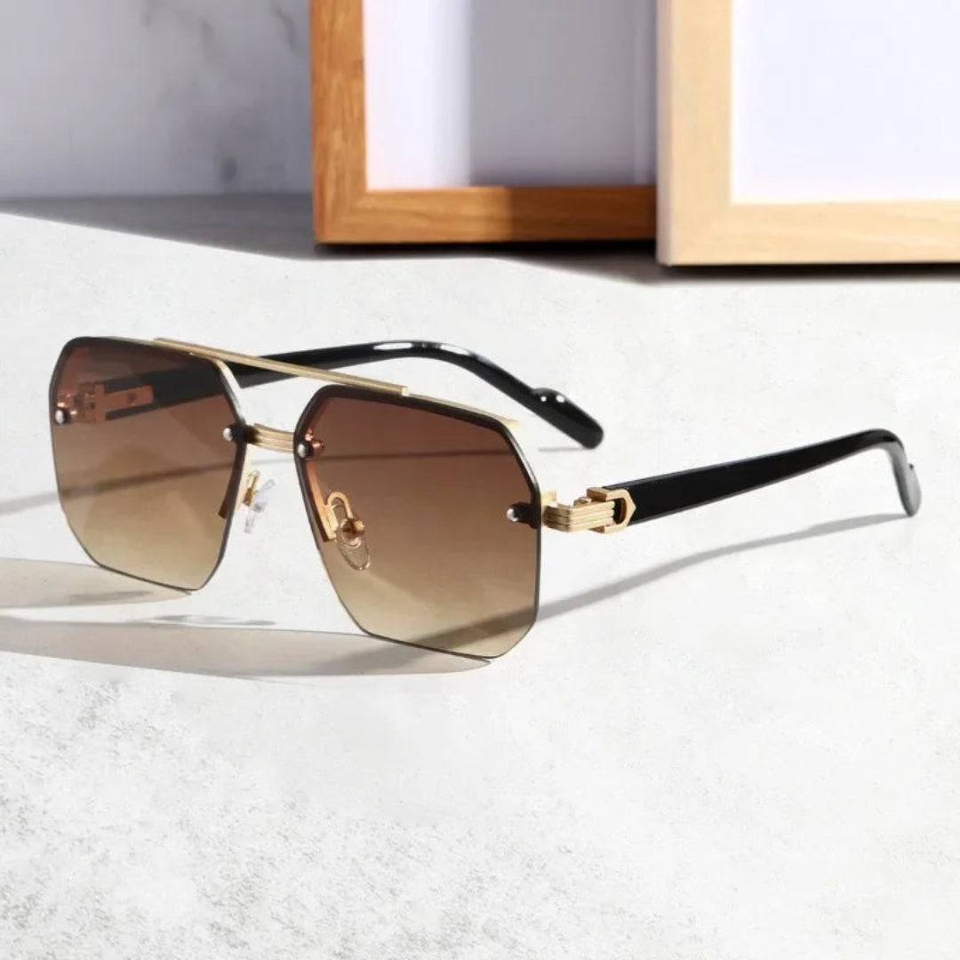 Chloe Rimless Sunglasses Waylynn Women Lightweight Gradient Lenses