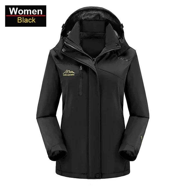 Street-wave Women Waterproof Jacket With Fleece Lining For All Weather Outdoor Adventures