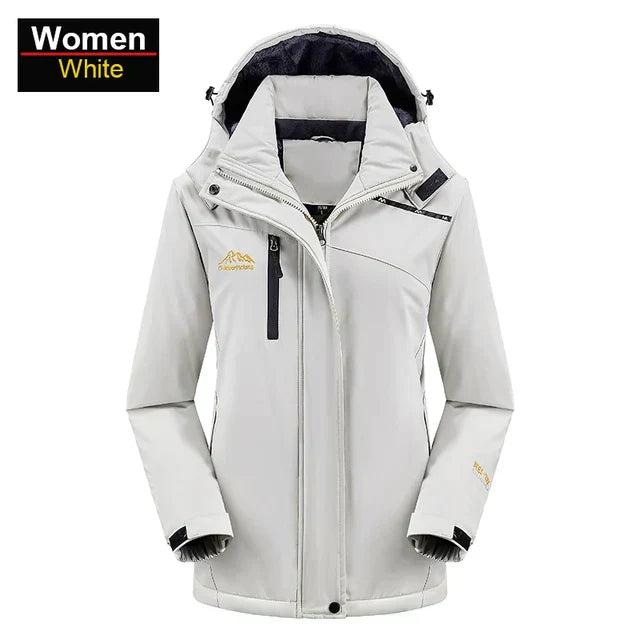 Street-wave Women Waterproof Jacket With Fleece Lining For All Weather Outdoor Adventures