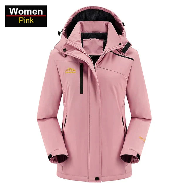 Street-wave Women Waterproof Jacket With Fleece Lining For All Weather Outdoor Adventures