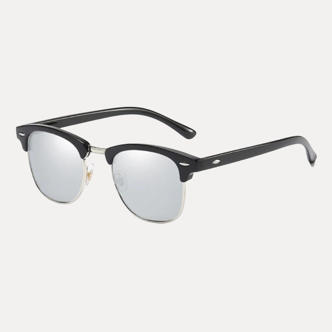 Classic Half-Frame Polarized Sunglasses