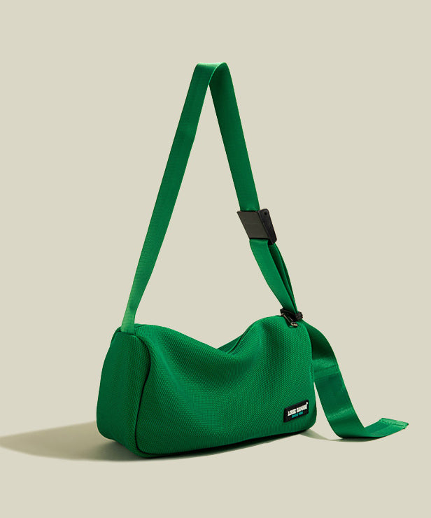 Sac rond en toile solide et durable, vert et élégant - Street-Wave