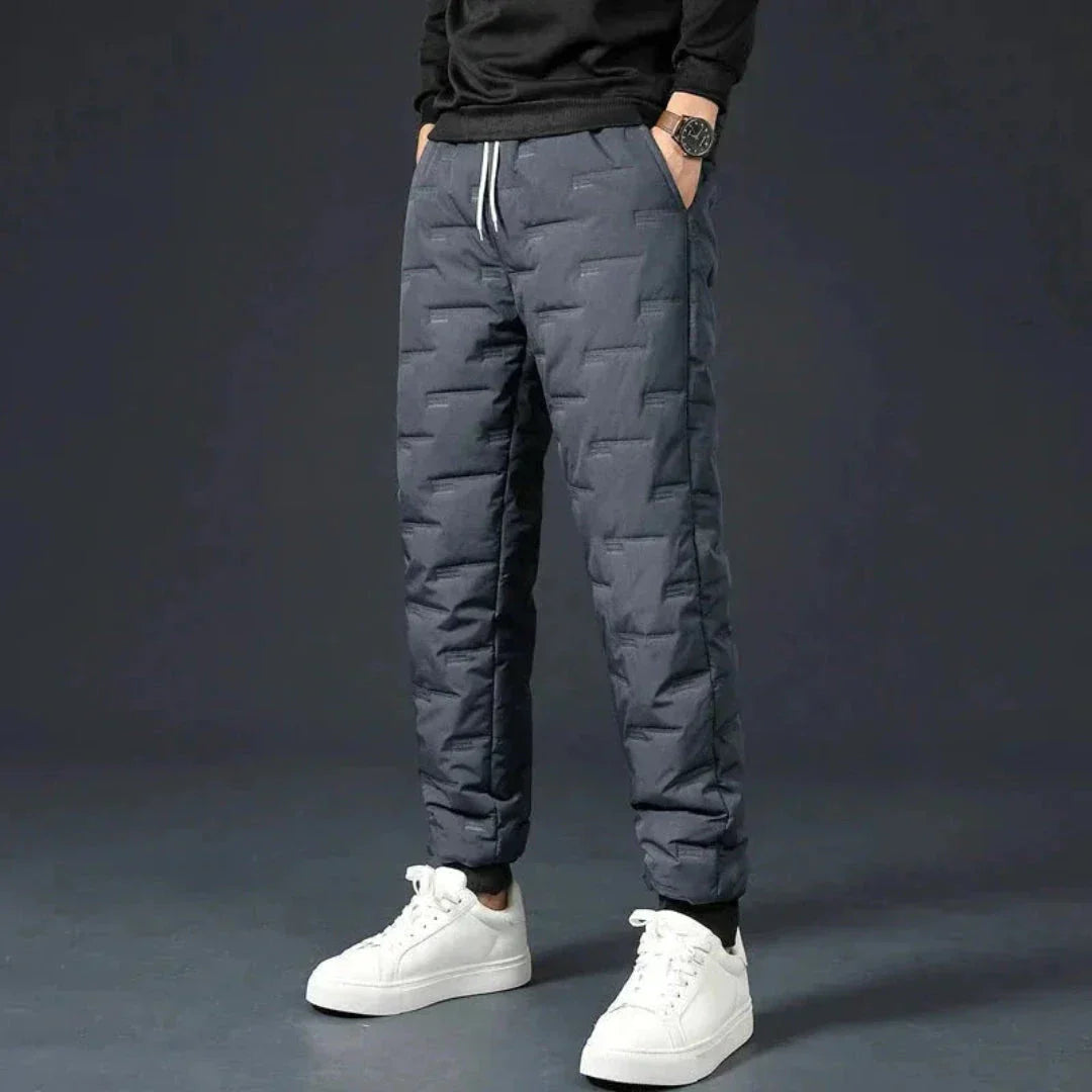 Waylynn Thermal Insulated Windproof Joggers For Men Fleece