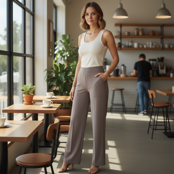 Julie Wide Leg Pants Street Wave For Everyday Wear All Day Comfort