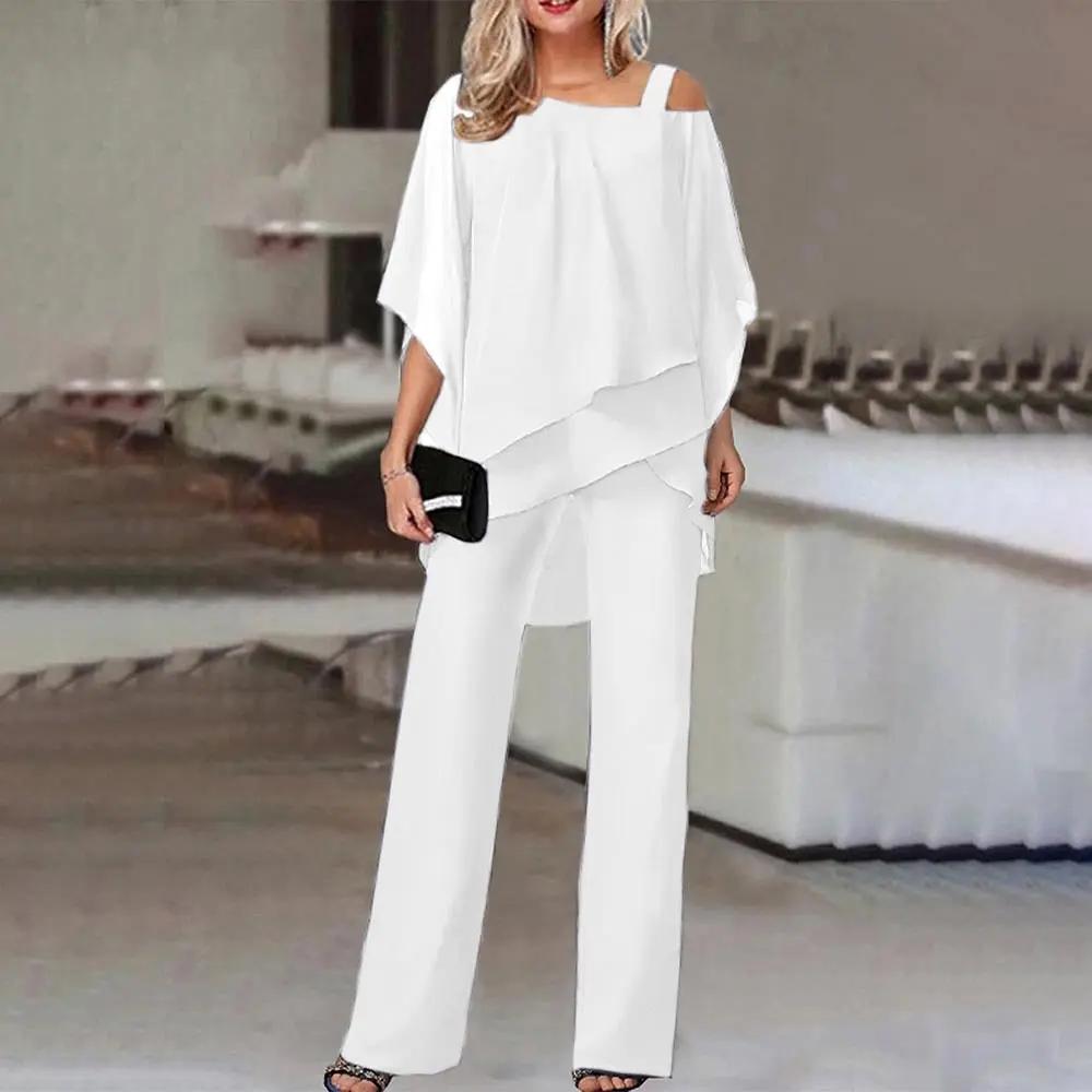 Cold Shoulder Jumpsuit Women Street Wave Chic Versatility