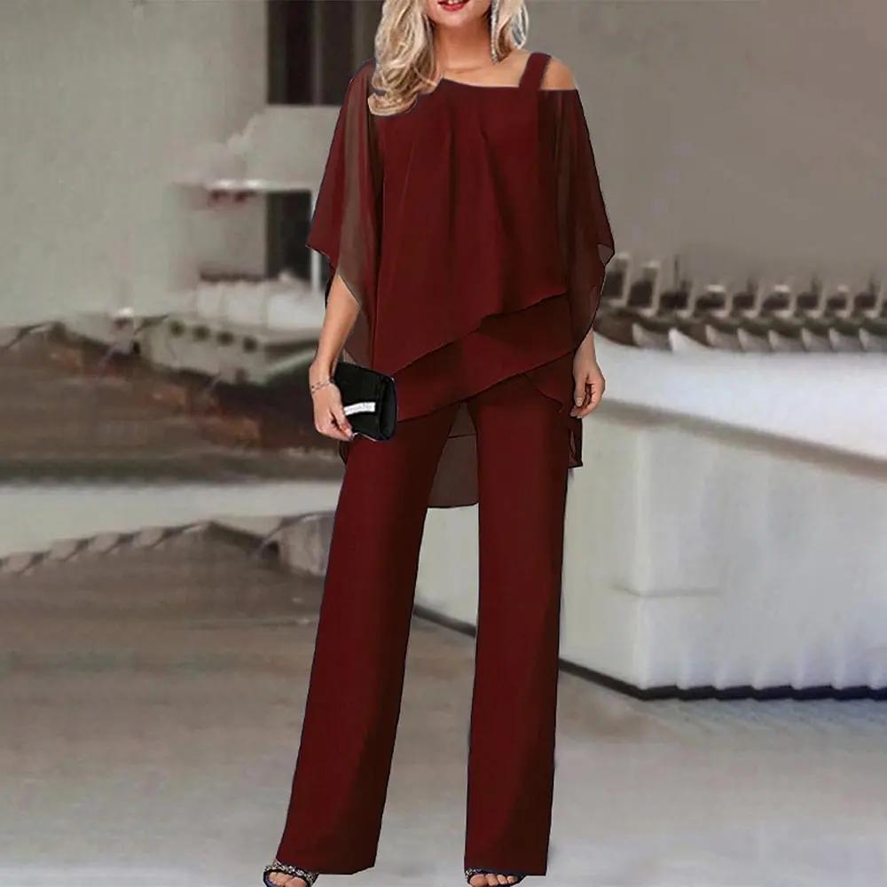 Cold Shoulder Jumpsuit Women Street Wave Chic Versatility