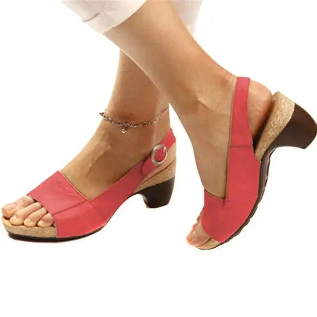 Slingback Heels For Women Comfortable All Day Street Wave