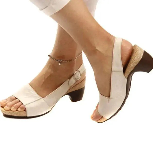 Slingback Heels For Women Comfortable All Day Street Wave