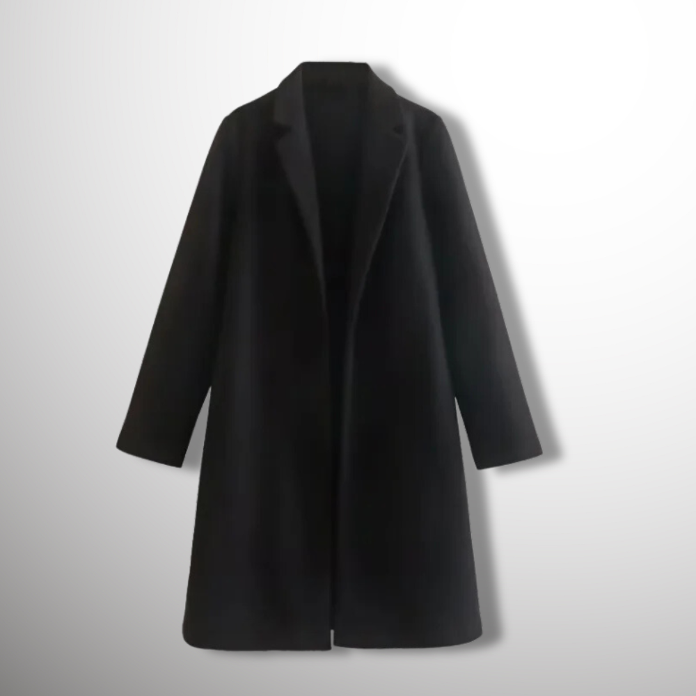 Street-wave Wool Coat For Autumn, Luxurious Cozy Fit, Figure-Flattering Outerwear For Fashion-Forward Women