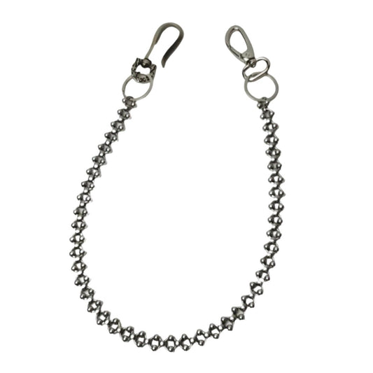 Stainless Steel Beaded Wallet Chain - Street-Wave