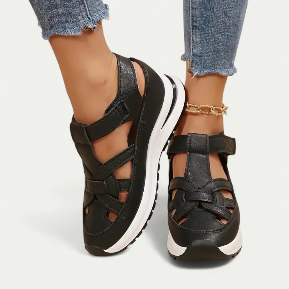 Street Wave Cushioned Walking Sandals For Women Comfort