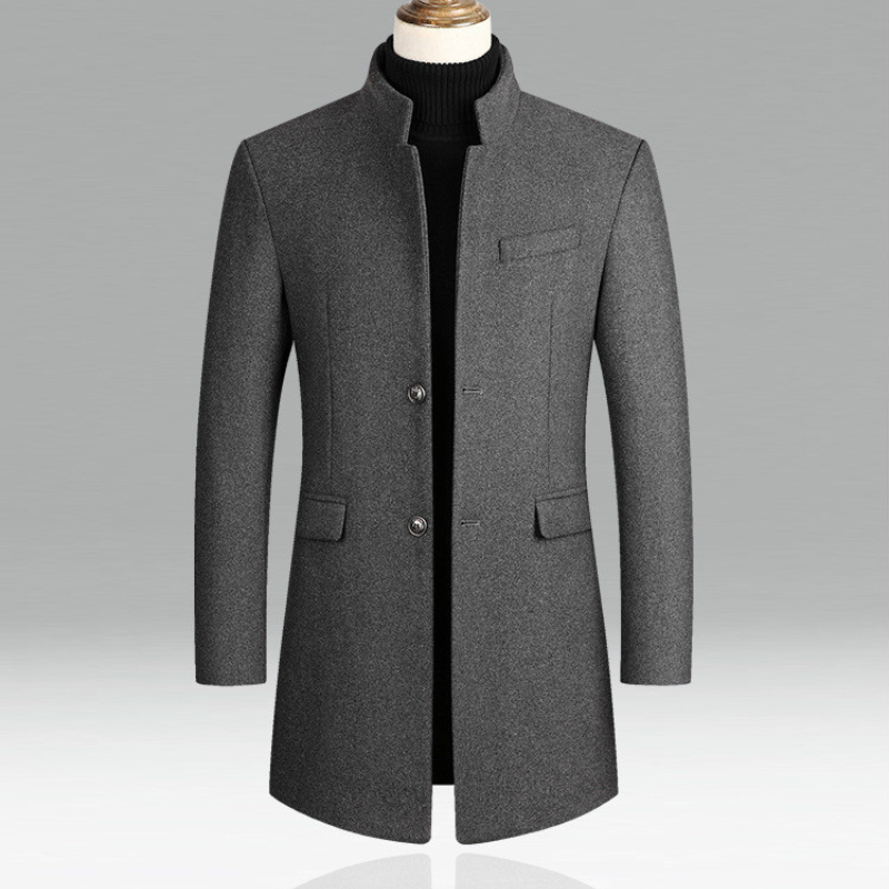 Street-wave Premium Wool Coat For Men Elegant Warmth And Timeless Style Winter Ready