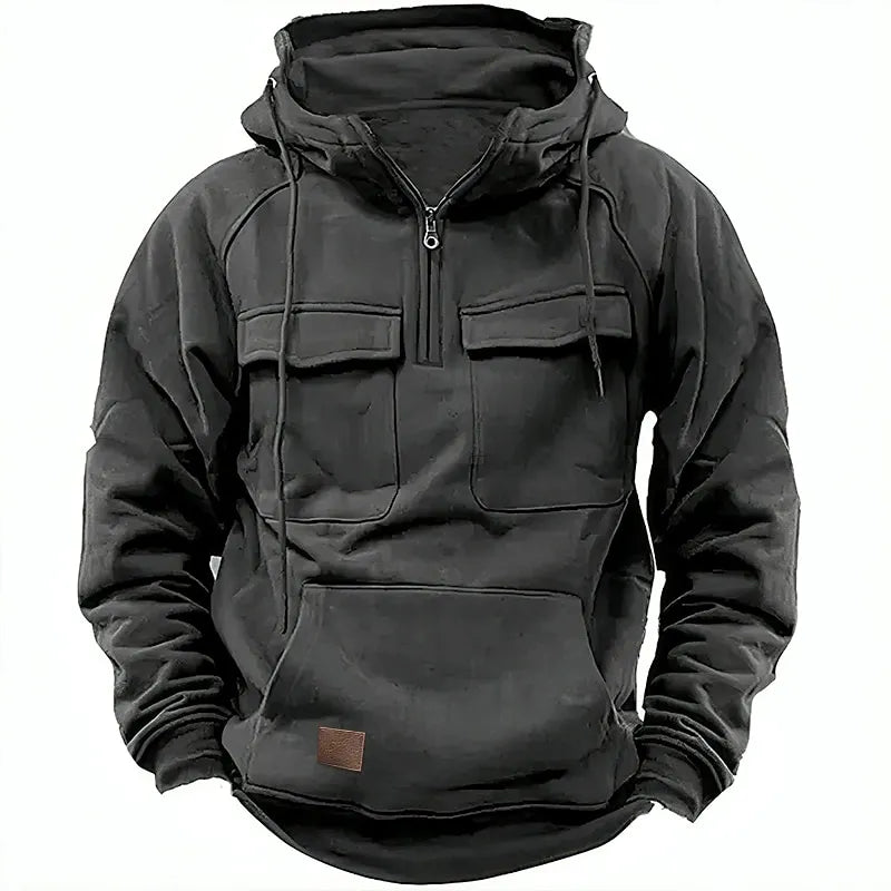 Street-wave Comfortable All-Season Outdoor Hoodie With Flexible Fit For Adventurers And Outdoor Enthusiasts