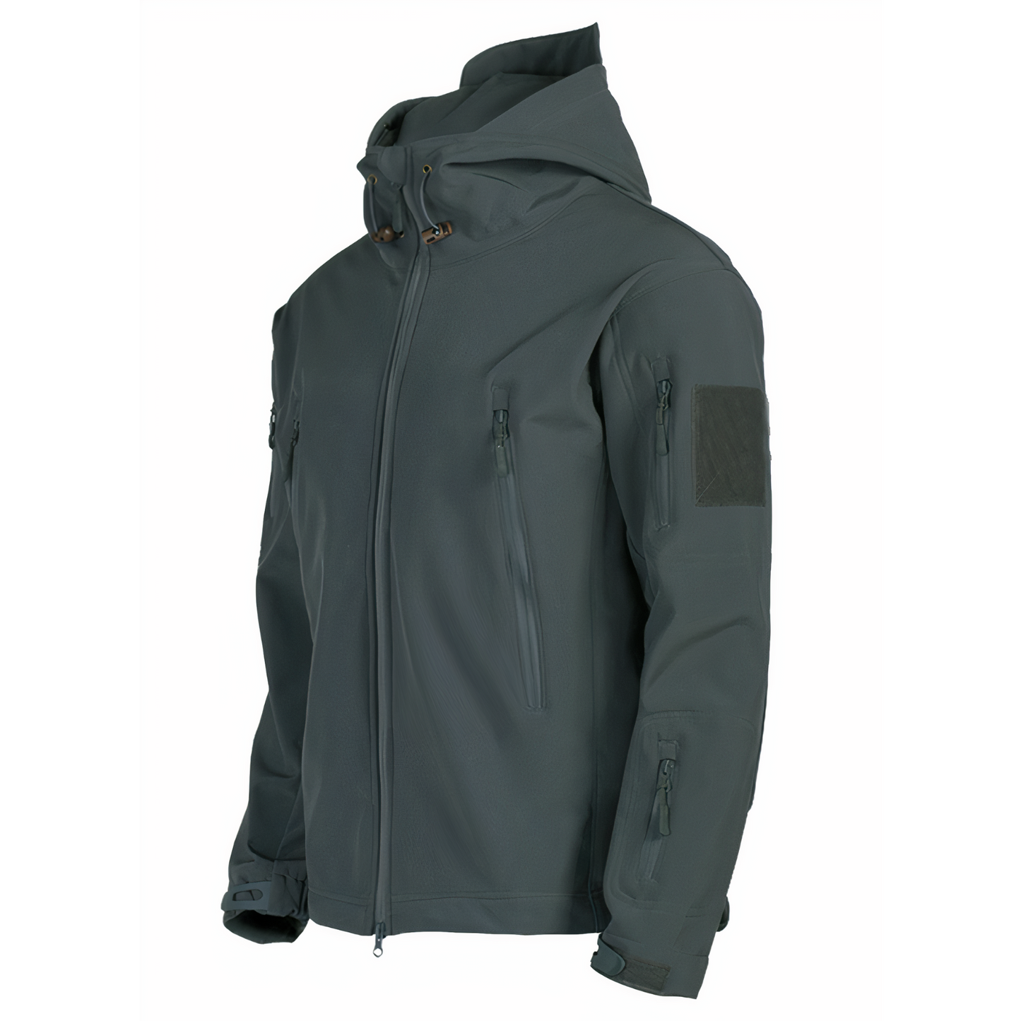 Street-Wave Dawson Hooded Military Jacket For Men Weatherproof Tactical Coat With Multi Pockets