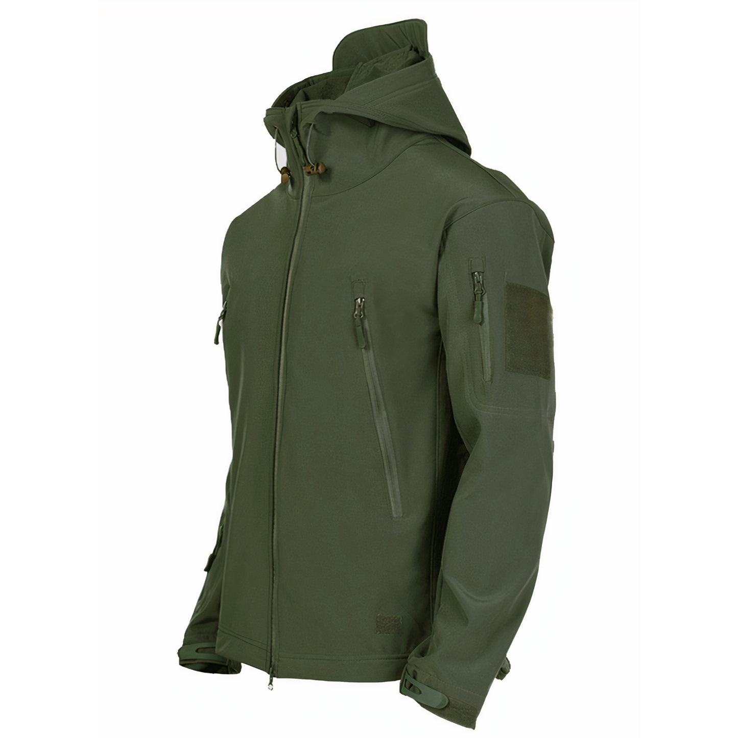 Street-Wave Dawson Hooded Military Jacket For Men Weatherproof Tactical Coat With Multi Pockets