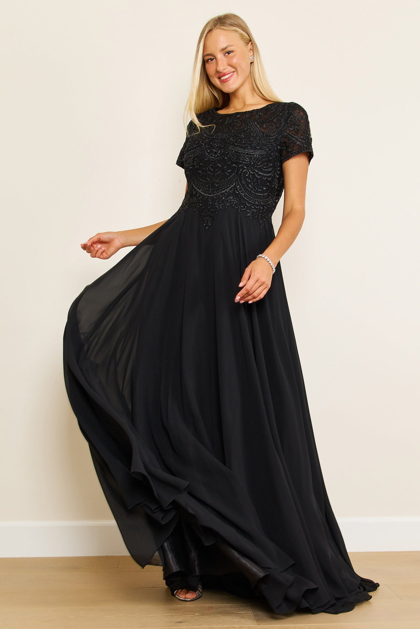 Mother Of The Bride Dress Chiffon Glam For Moms Street-Wave
