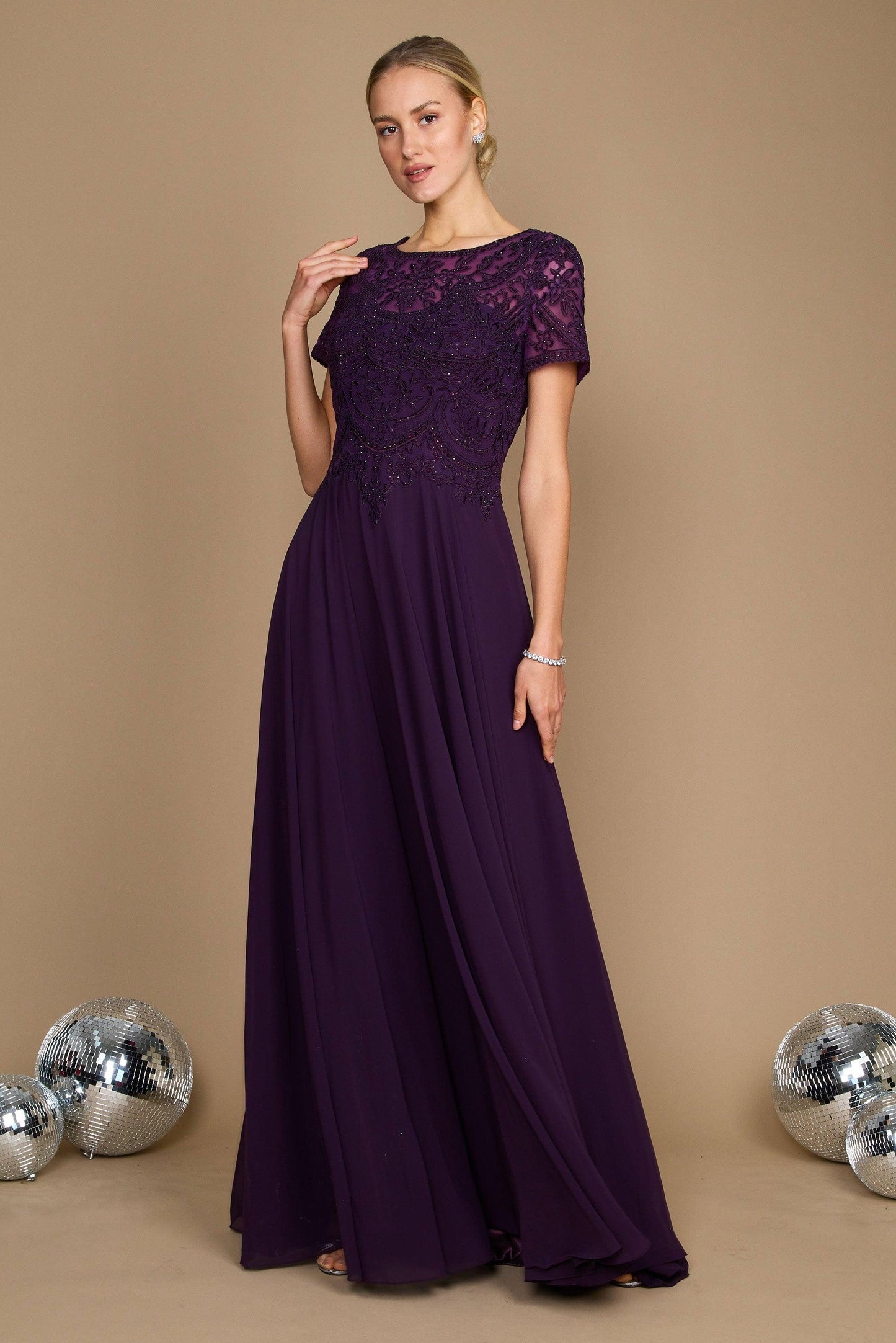 Mother Of The Bride Dress Chiffon Glam For Moms Street-Wave