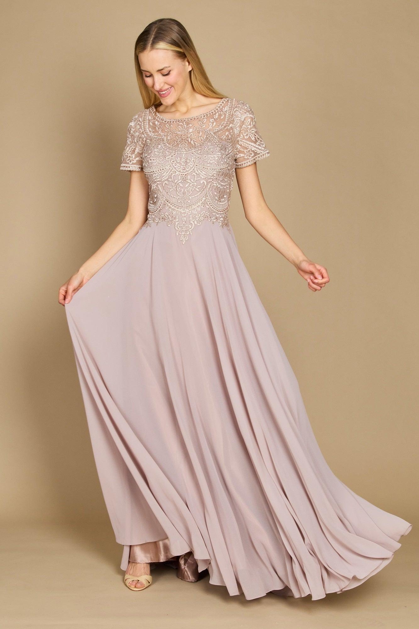Mother Of The Bride Dress Chiffon Glam For Moms Street-Wave