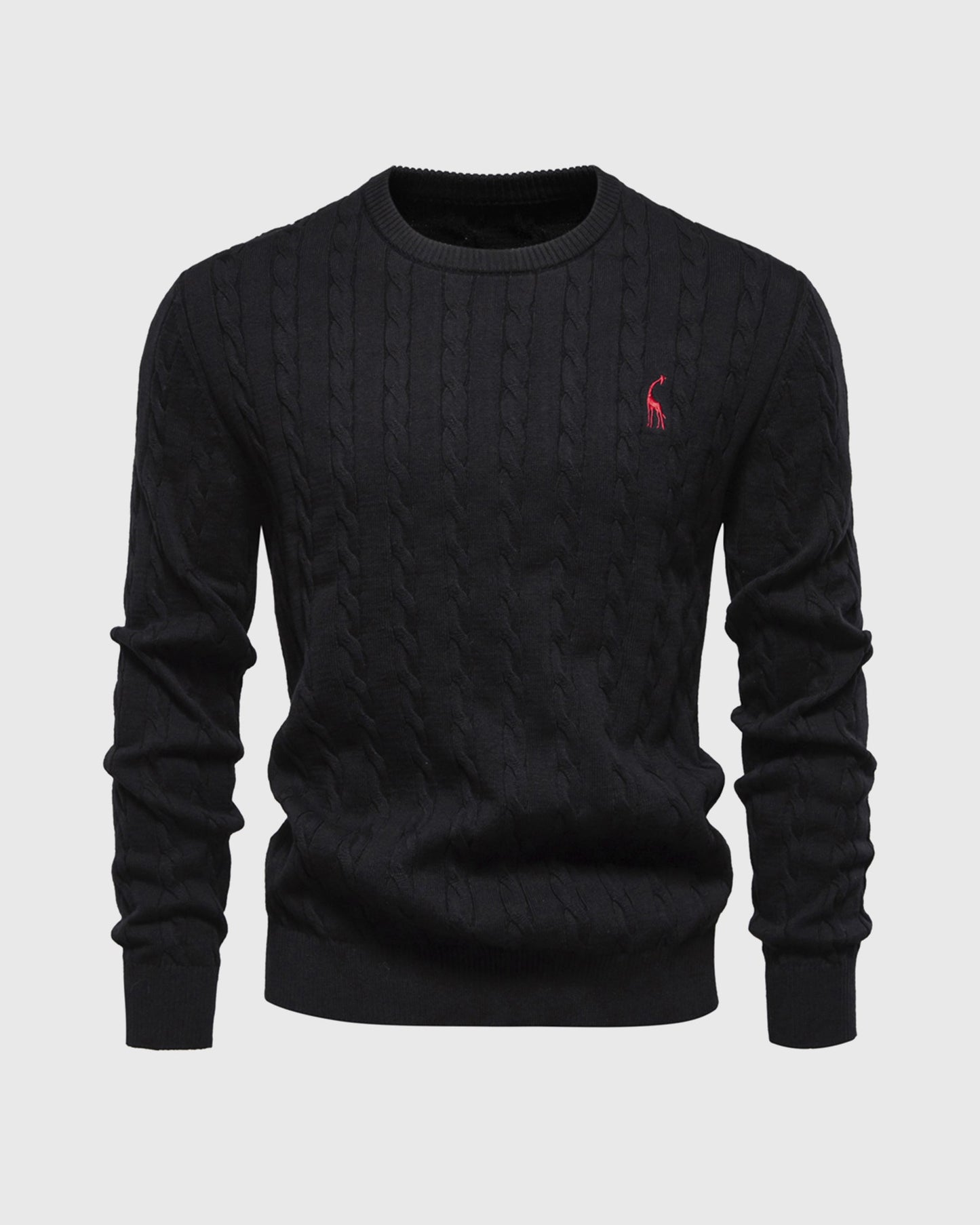 Streetwave Men's Cotton Cable Knit Sweater Timeless Comfort Classic Zopfmuster For Everyday Wear