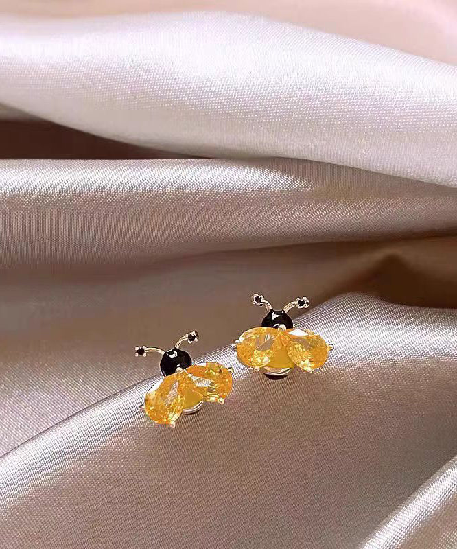Boucles d'oreilles à tige en cristal et cuivre doré à faire soi-même - Street-Wave