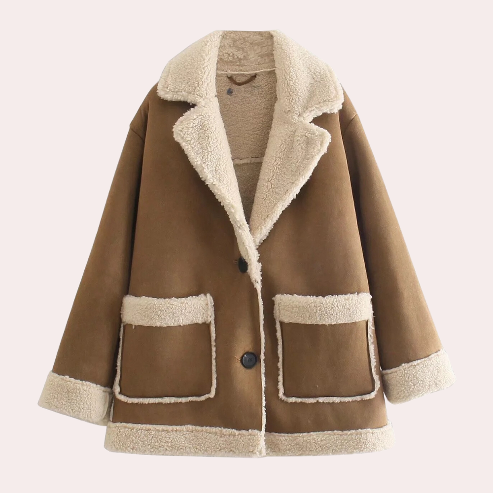Streetwave Womens Ultra Warm Winter Coat With Shearling Lining Cozy Insulated Style
