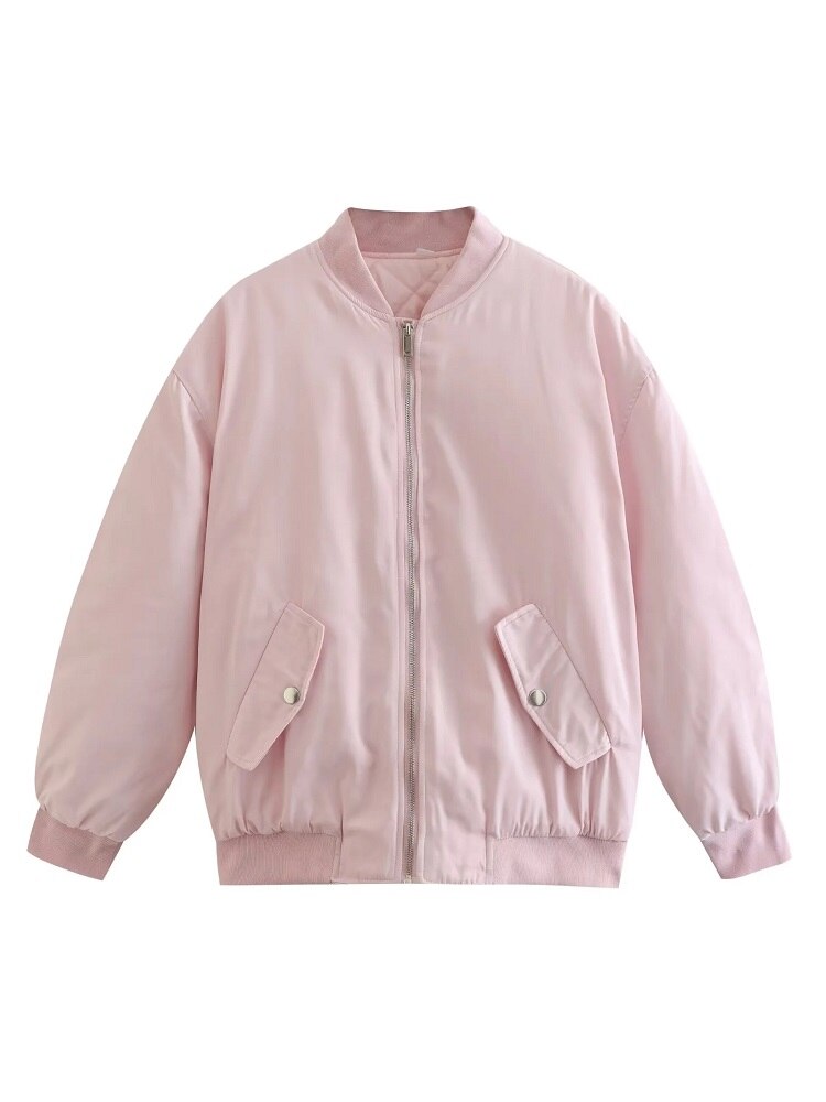 Street-wave Bomber Jacket With Trendy Details For Youth Streetwear And Warm Transitional Weather