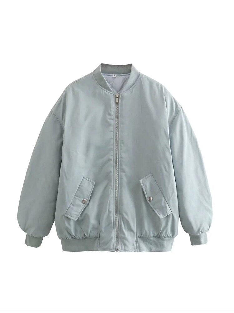 Street-wave Bomber Jacket With Trendy Details For Youth Streetwear And Warm Transitional Weather