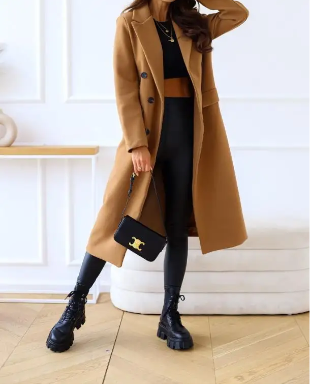Streetwave Winter Coat For Women Long Lined Warmth Fleece Lined Timeless Cut Urban City Ready Everyday