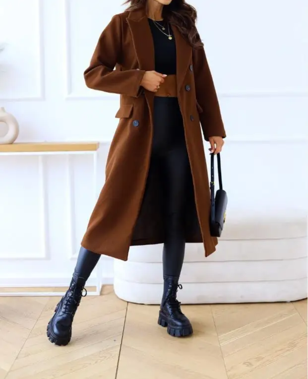 Streetwave Winter Coat For Women Long Lined Warmth Fleece Lined Timeless Cut Urban City Ready Everyday