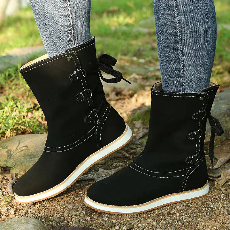 Street-Wave Women's Snow Boots Ultra Comfort All Day Flexibility and Support for Cold Weather