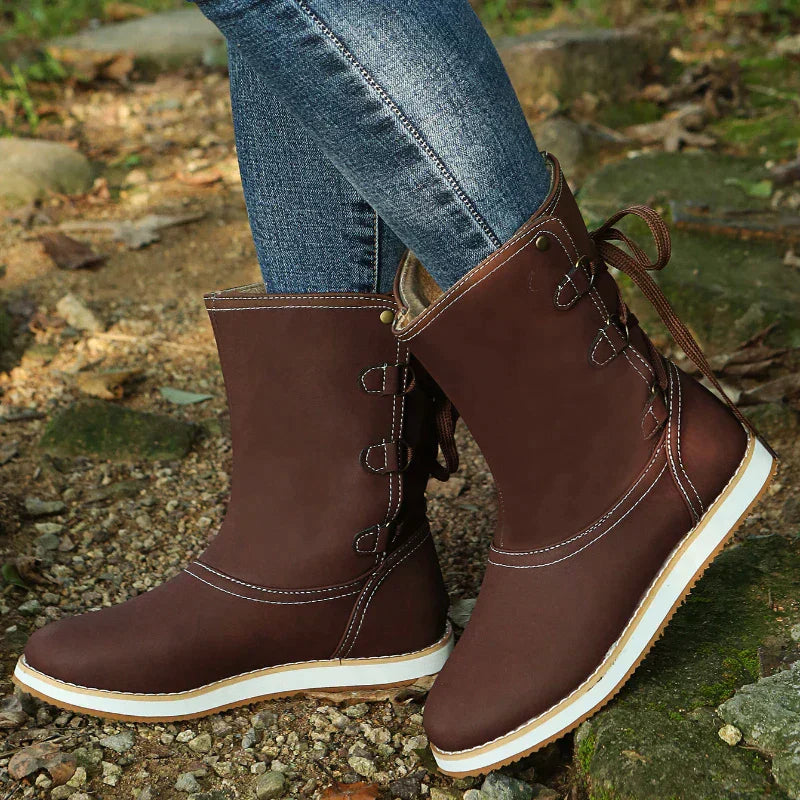 Street-Wave Women's Snow Boots Ultra Comfort All Day Flexibility and Support for Cold Weather
