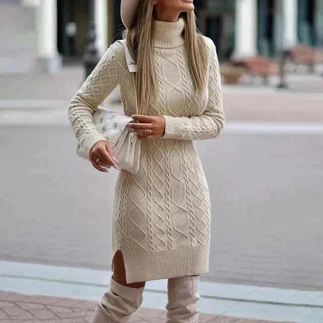 Street Wave Lena Winter Knit Dress For Women Cozy Warmth