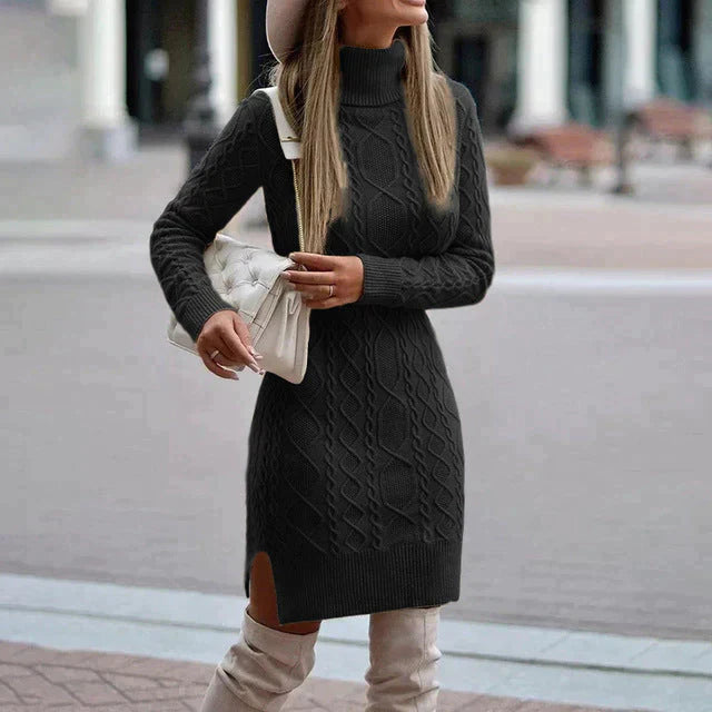 Street Wave Lena Winter Knit Dress For Women Cozy Warmth