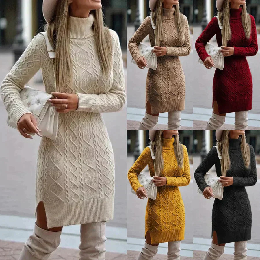 Street Wave Lena Winter Knit Dress For Women Cozy Warmth