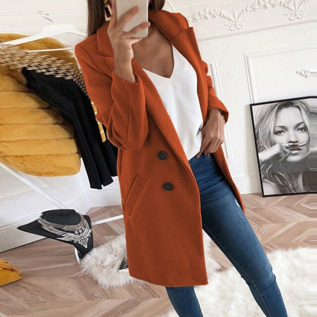Street-Wave Wool Blazer For Women - Elegant, Classic Cut, Premium Comfort For Everyday Street Style