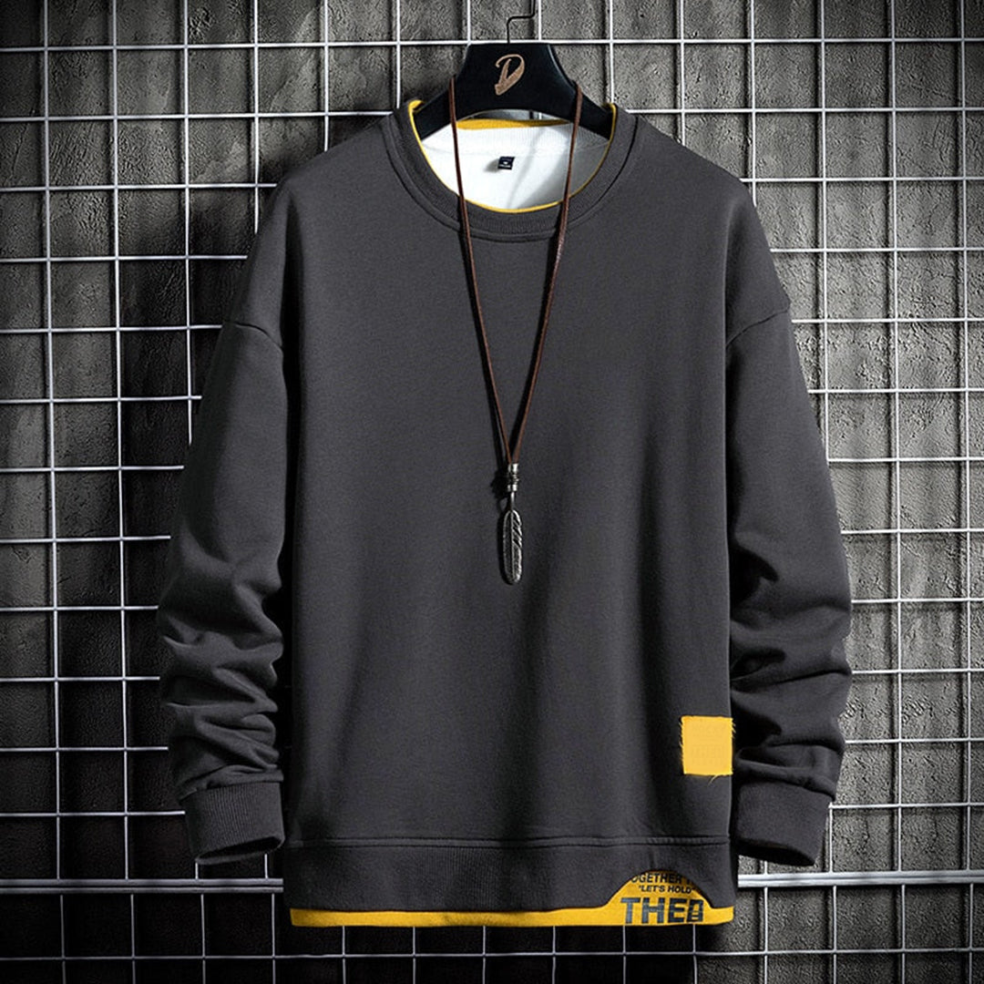 Streetwave Cotton Lined Sweatshirt For Cold Weather Warmth And Comfort Stylish Urban Wear