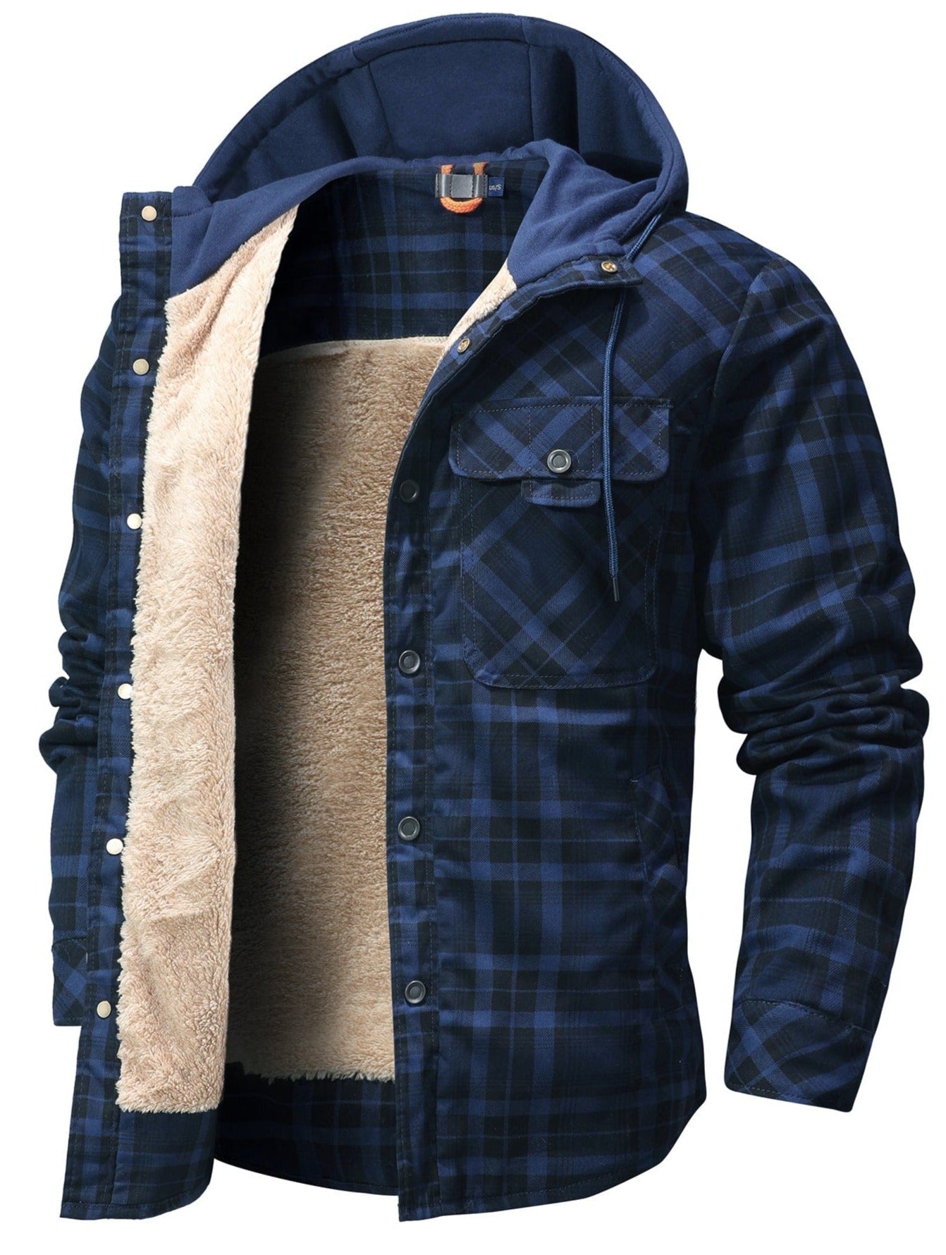 Streetwave Robust Woodland Hooded Jacket For Outdoor Adventurers Durable Weatherproof Plaid