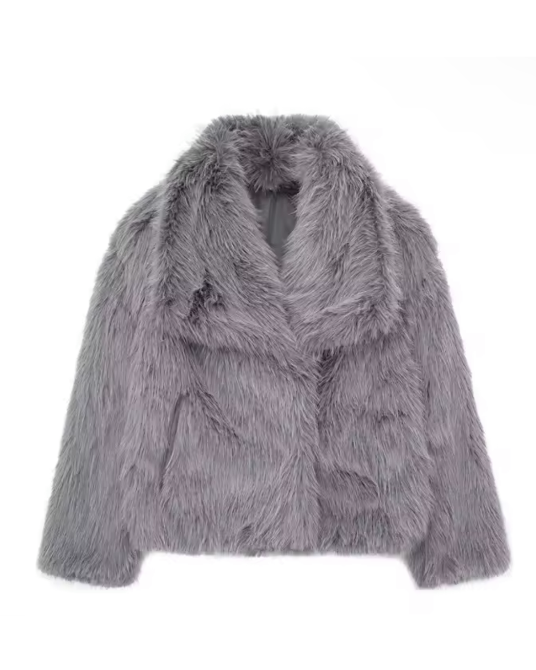 Street Wave Luxurious Faux Fur Winter Coat For Women Soft Plush Warmth Timeless Elegance